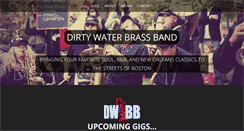 Desktop Screenshot of dirtywaterbrassband.com